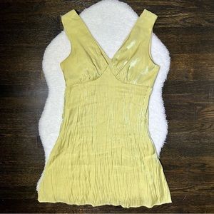 Shein Light Green Sateen Mini Dress Large